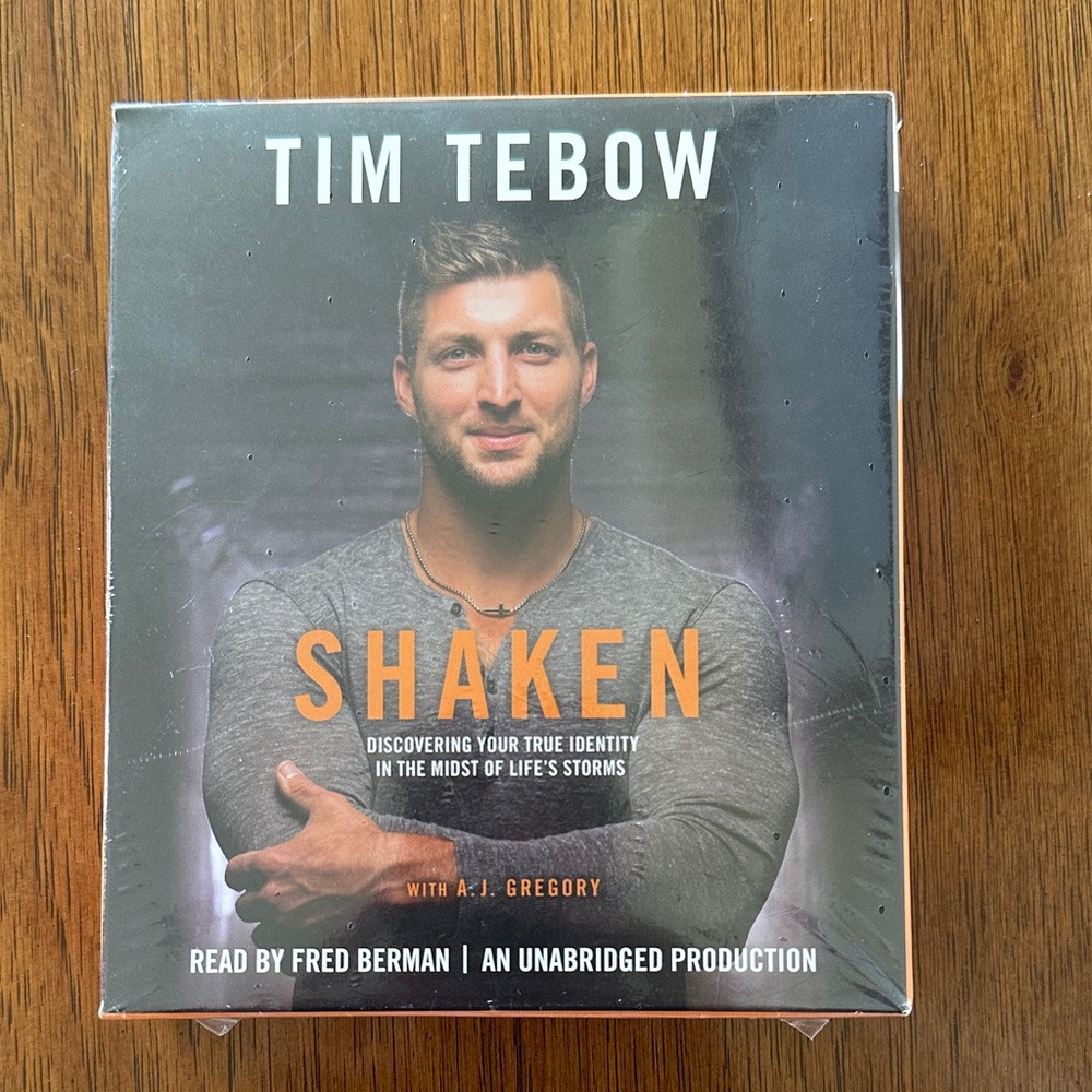 Shaken by Tim Tebow Audiobook NWT Sealed